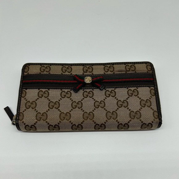 Gucci long wallet sherry line - Picture 1 of 9